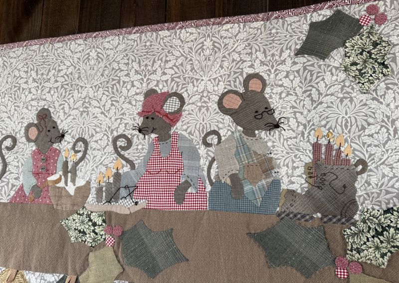 Bl&aring; advent, stoffpakke til adventskalender 