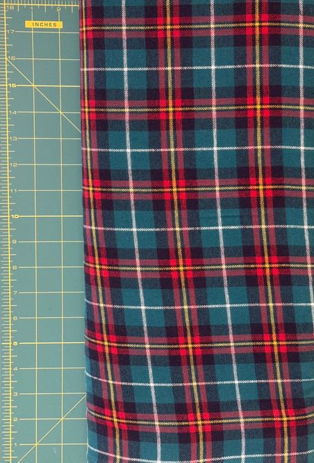 Hovedbilde Light Flanel Check - Petrol (K48151-942D)