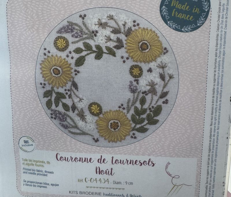 Blomsterkrans i høstfarger