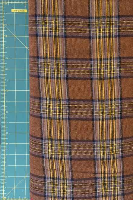 Hovedbilde Flanel Brushed Yarn Dyed Check - Soft Yellow ...